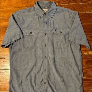 Men’s Carhartt button down, short sleeve, relaxed fit